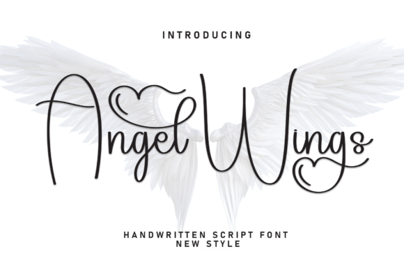 Angel Wings: The Perfect Handwritten Font for Elegant Crafts