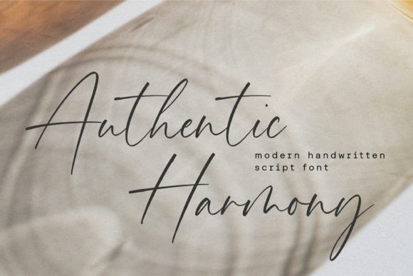 Authentic Harmony: The Script Typeface That Transforms Small Business Branding