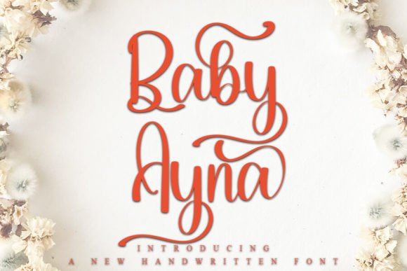 Baby Alyna: A Handwritten Script Font for Elegant Campaign Design