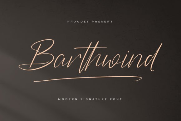 Barthwind: Elevating Brand Identity with Graceful Script Typography