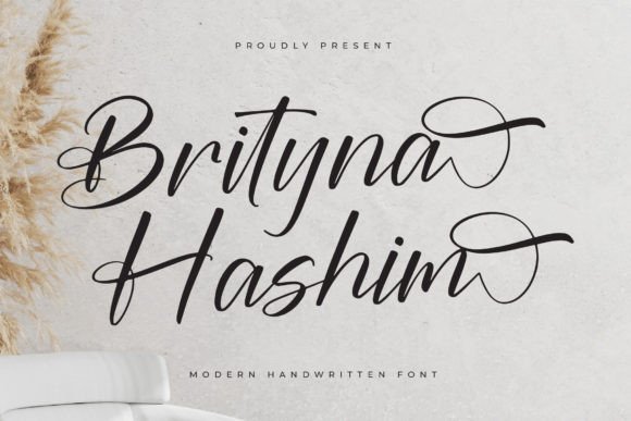 Brityna Hashim: The Luxury Script Font for Standout Campaigns