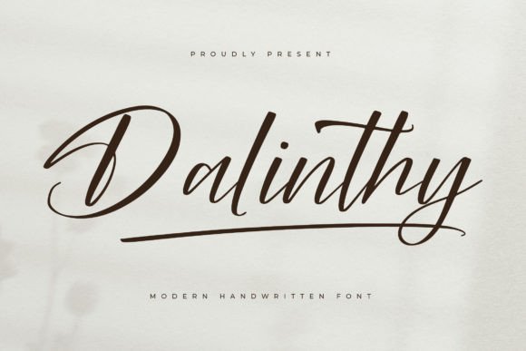 Dalinthy Typeface Review: Elegant Script for Digital Branding