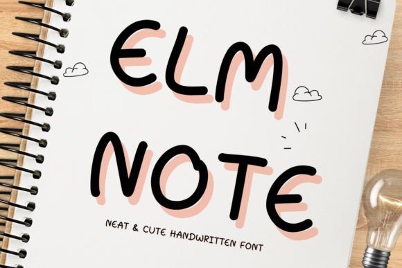 Elmnote: The Handwritten Typeface for Scroll-Stopping Social Media Graphics