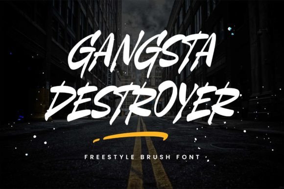 Gangsta Destroyer: Bold Typography for High-Impact Editorial Design
