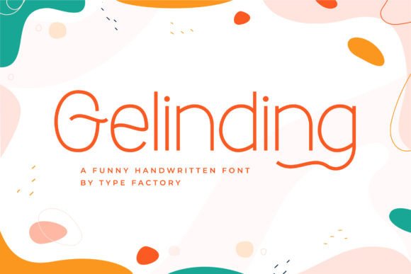 Gelinding: A Playful Handwritten Font for Whimsical Brand Identity