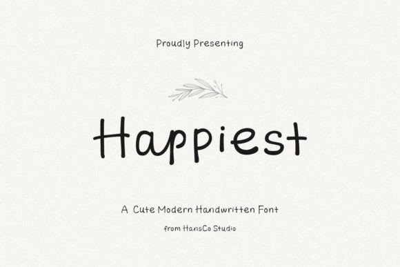 Happiest: The Modern Handwriting Font for Editorial Design