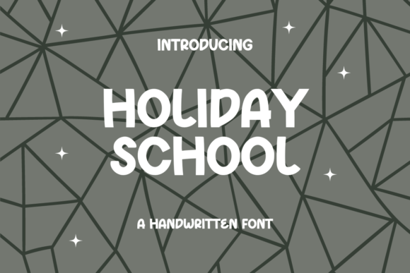 Holiday School: A Handwritten Typeface for Authentic Brand Identity