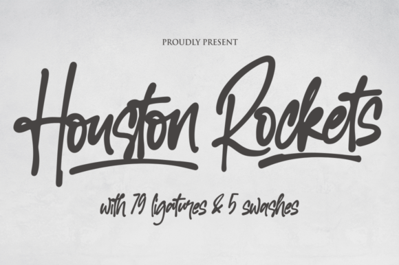 Houston Rockets: The Script Font for Scroll-Stopping Social Graphics