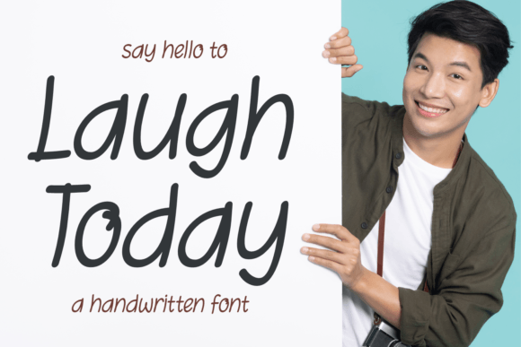 Laugh Today: A Handwritten Typeface for Joyful Editorial Design