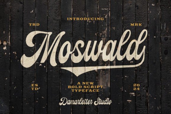 Moswald: Elevating Editorial Design with Timeless Script Elegance