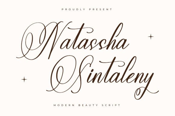 Natassha Sintaleny: Elevate Your Brand Identity With Elegant Script Typography