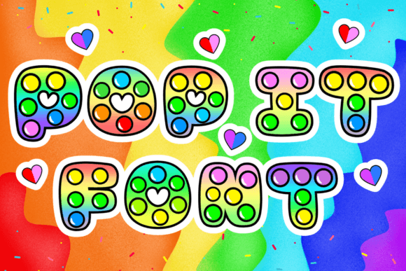Pop It: A Playful Typeface for Modern Brand Identity Projects