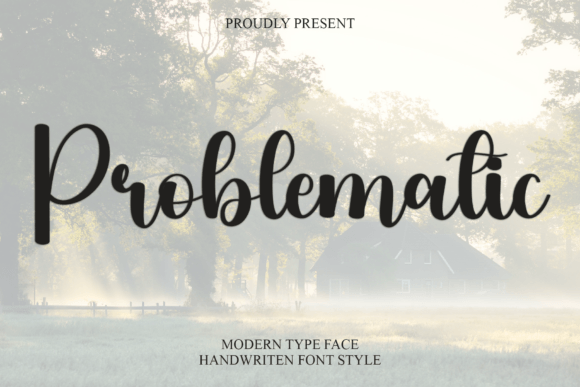 Problematic: A Script Typeface for Sophisticated Editorial Design