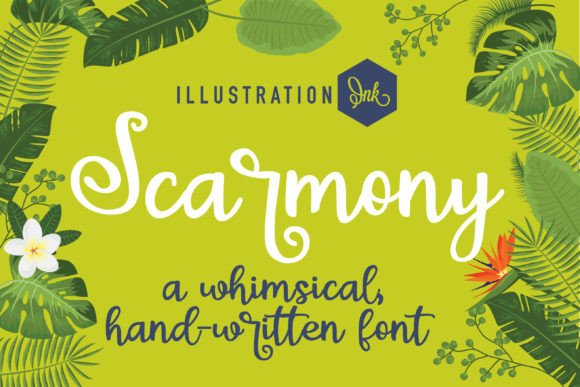 Scarmony: A Playful Script Font for Modern Web Design