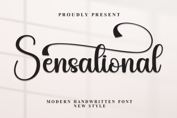 Sensational Handwritten Font for Wedding Invitations and Craft Labels