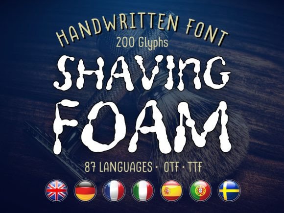 Shaving Foam Typeface: A Web Designer’s Take on Playful Script Typography