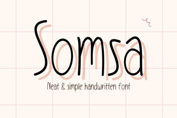 Somsa Typeface: A Handwritten Touch for Editorial Design