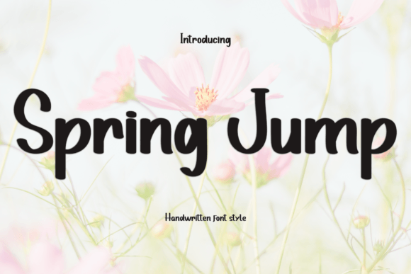 Spring Jump: A Modern Handwritten Font for Editorial Design