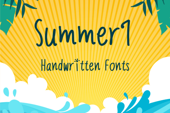Summer1: A Handwritten Typeface for Warm Editorial Design