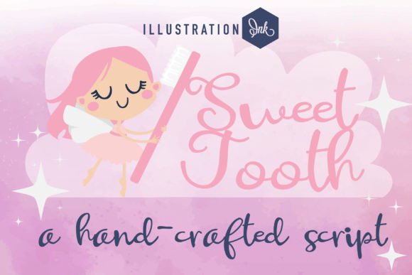 Sweet Tooth: A Playful Handwritten Typeface for Cheerful Brand Identity