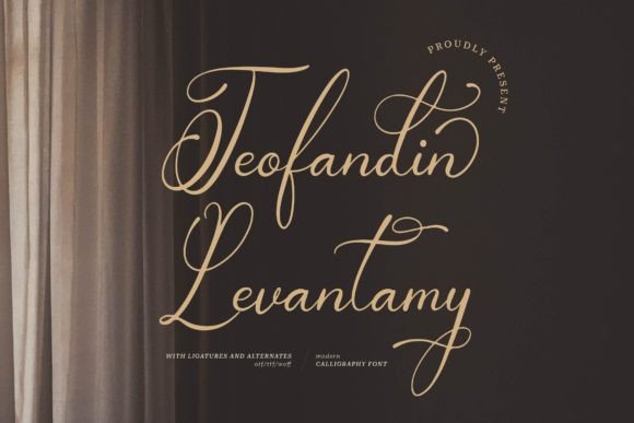 Teofandin Levantamy: A Signature Typeface Review for Elegant Branding