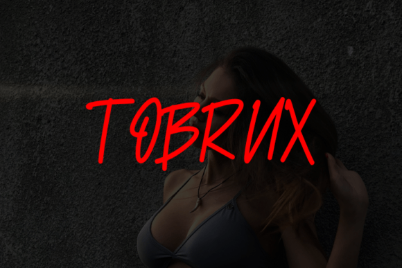 Tobrux: A Script Amp Typeface for Modern Editorial Design