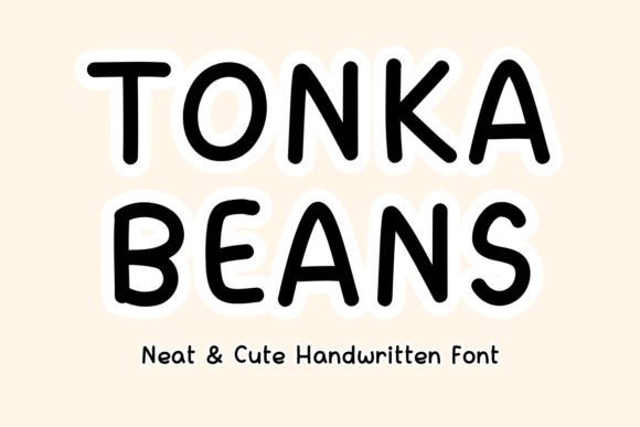 Tonka Beans Typeface: A Handwritten Touch for Handmade Brands