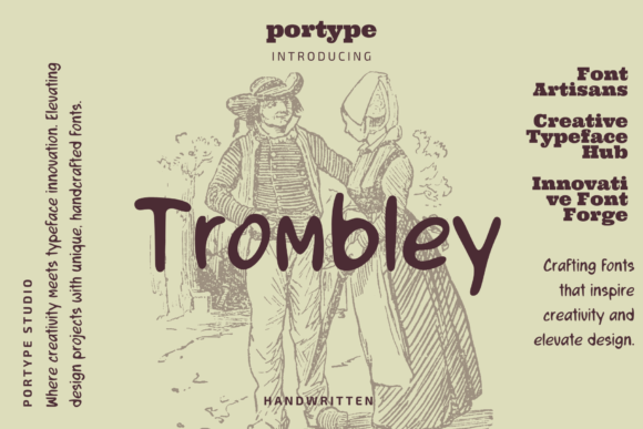 Trombley Typeface: Elevate Your Brand With Vintage Charm