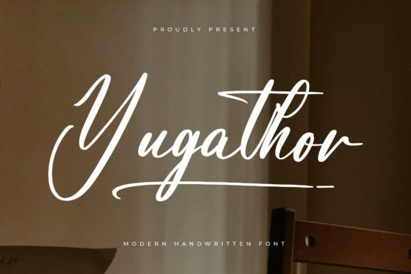 Yugathor: A Luxury Script Font for Handmade Branding