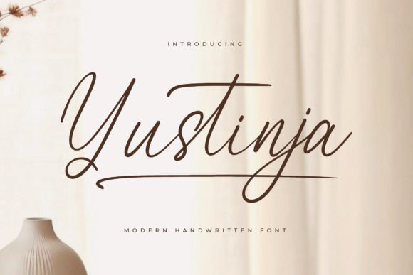 Yustinja: Elevating Editorial Design with Sophisticated Script Typography